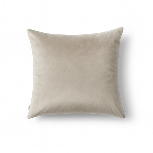poduszki gładkie Welurowa poszewka na poduszkę w kolorze kremowym