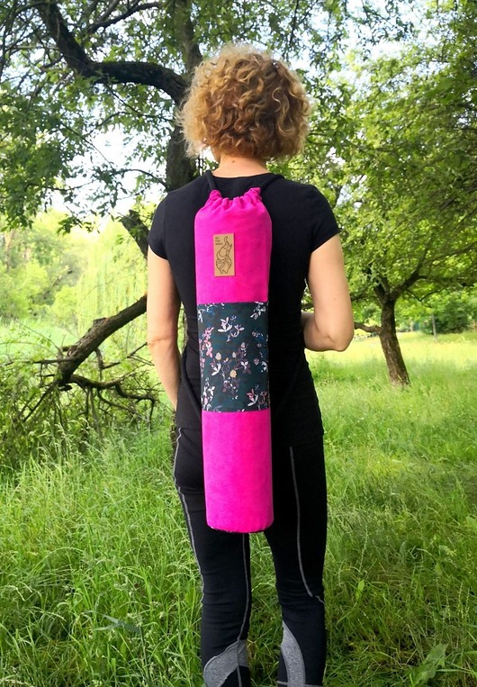Pokrowiec na matę do jogi Twine/Fuschia #2 Go for India