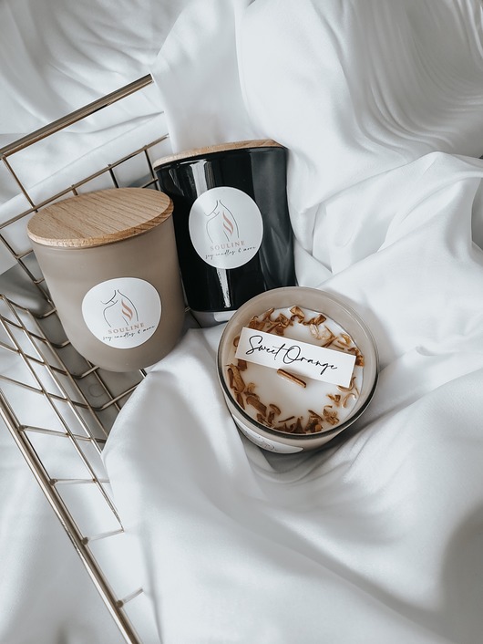 świece zapachowe Świeca sojowa zapachowa HYGGE MINI SWEET ORANGE