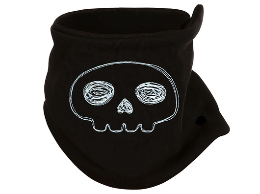 Komin dwustronny Graffiti Skull black  nonino