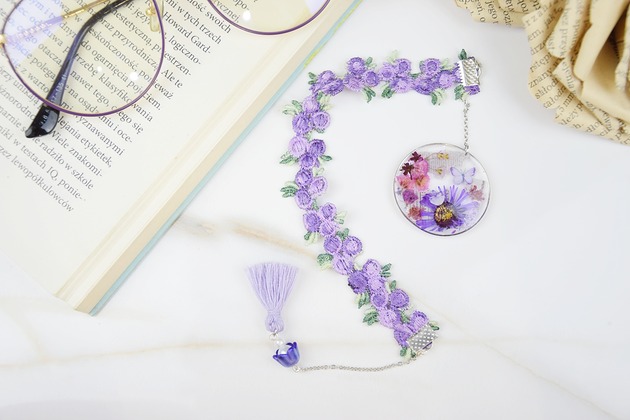 zakładki do książek Zakładka Zaklęty ogród 13