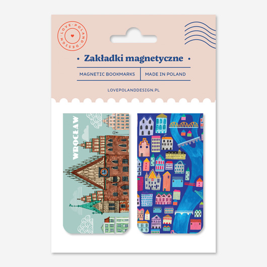 zakładki do książek Zakładki Magnetyczne Wrocław Ratusz + Mapa