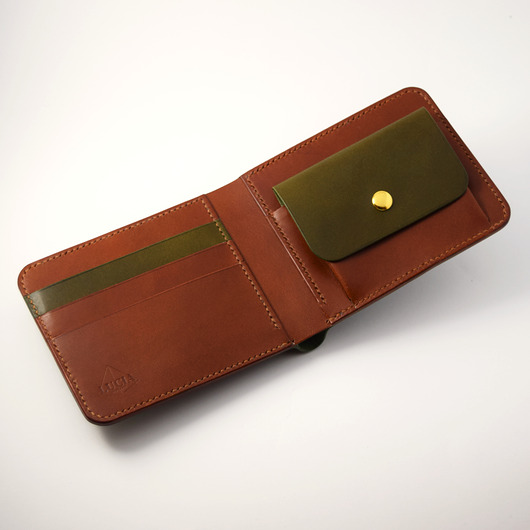 portfele męskie Portfel ręcznie robiony ze skóry naturalnej