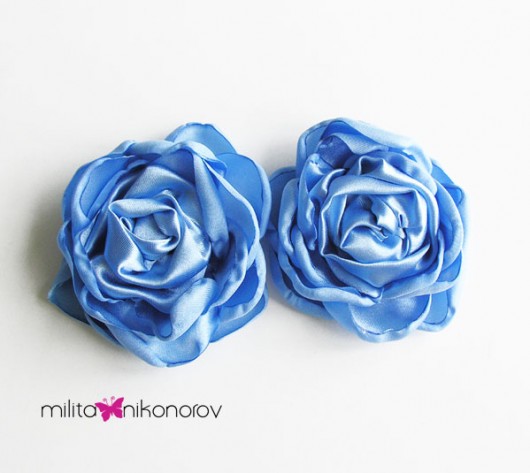 2 broszki :: Blue milita nikonorov