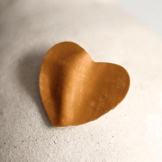 broszki Ceramiczna broszka serce