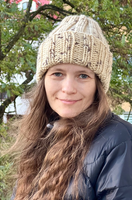 czapki damskie Buran - zimowa czapka z wełny peruwiańskiej ziarno kakaowca