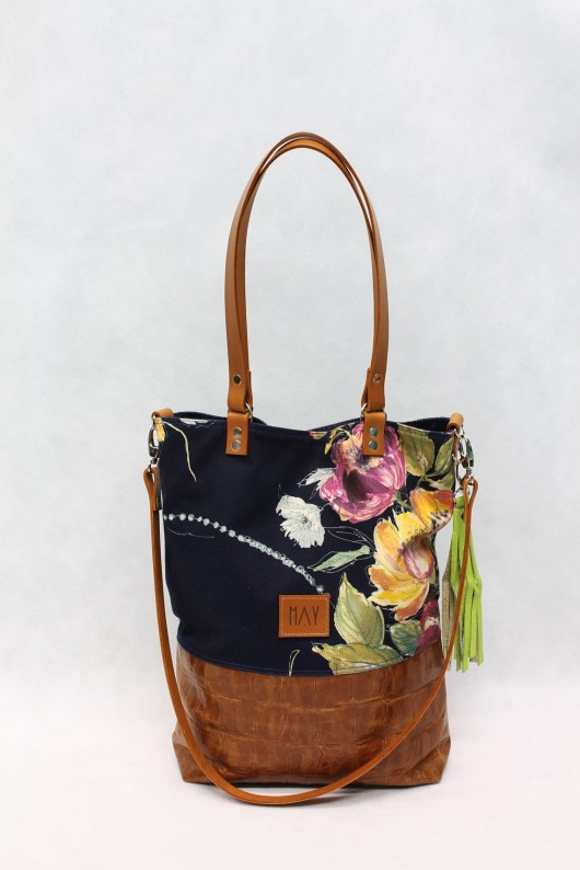 Simple Shopper  Camel & Flower MAY