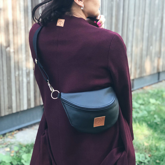 Nerka / torebka Mili Belt Bag L - czarna Militu