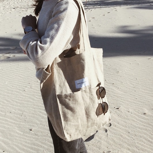 Eco Vegan PANAMA BAG len naturalny 100%  MARII ANEETT