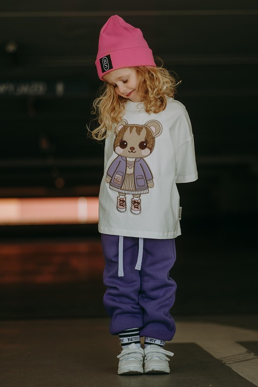 t-shirty dla dziewczynki T-shirt oversize Nell Teddy