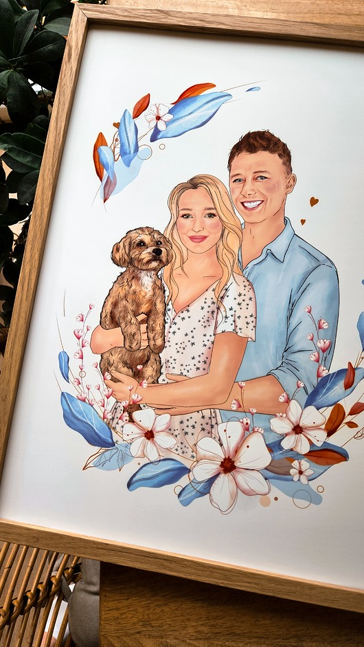 grafiki i ilustracje Wasz portret w Wianku