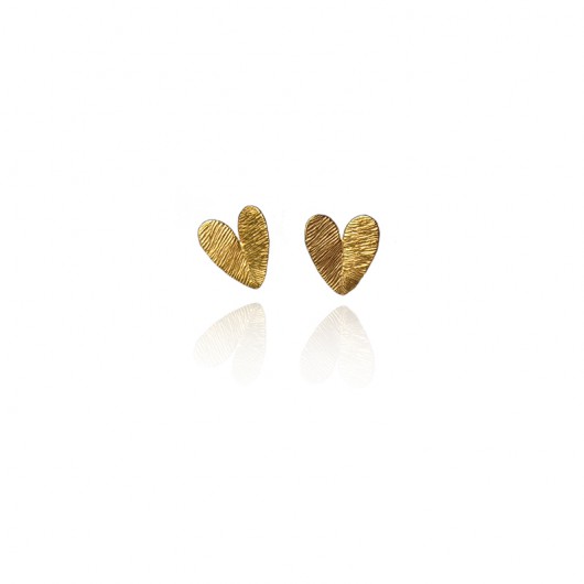 złote serduszka KOS jewellery