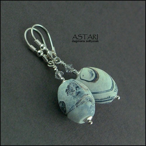 ONYKS TRAWIONY W SREBRZE II Astari