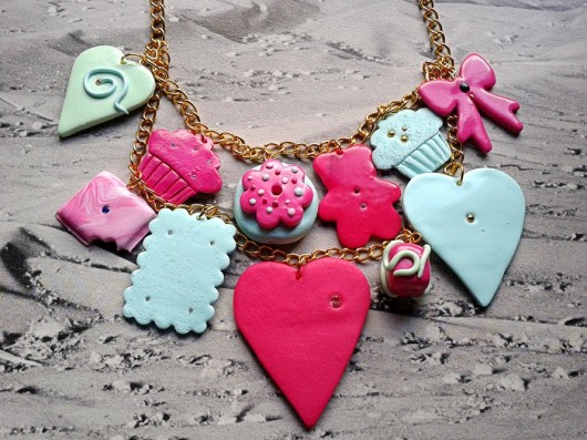 Kolia CUPCAKE Mięta z fuksją HENS Chic