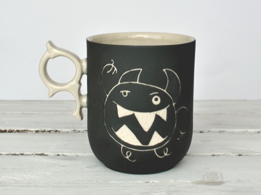 Duży kubek monster MO coco ceramics