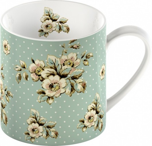 Kubek Cottage Floral green MIA home