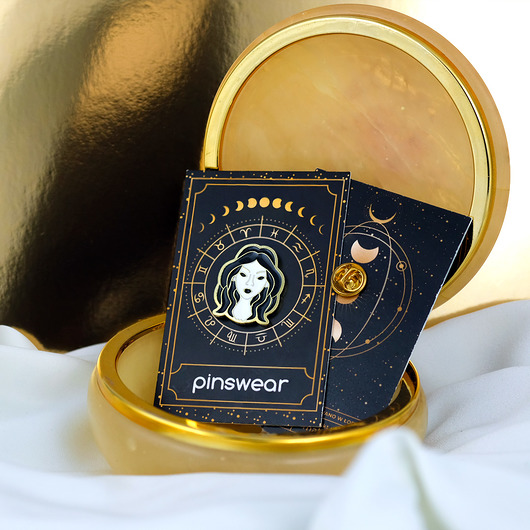 przypinki Pins znak zodiaku "Panna"