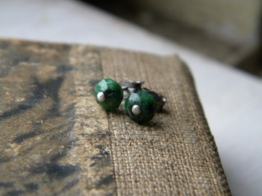 kolczyki wire wrapping zoisyt