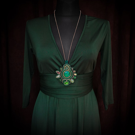 wisiory Isobelle - wisior soutache