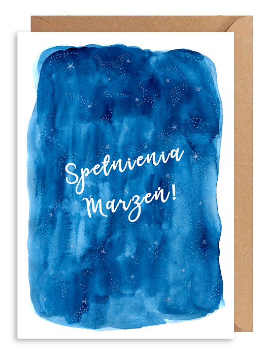 Kartka okazjonalna Spełnienia marzeń Gosia Sendlewska
