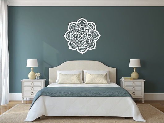 dekoracje - na ścianę AŻUROWY PANEL DEKORACYJNY, MANDALA, YOGA, DEKORACJA  ŚCIENNA 3D,ORNAMENT