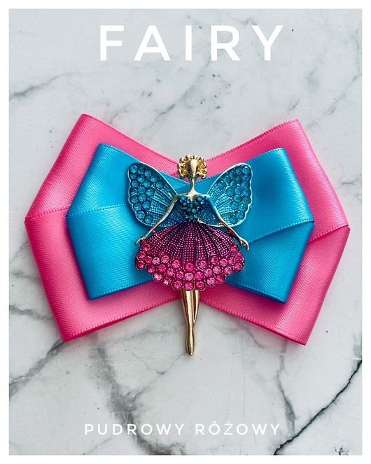 broszki Brosza z Kolekcji FAIRY z cudowną Wróżką z kryształków   New