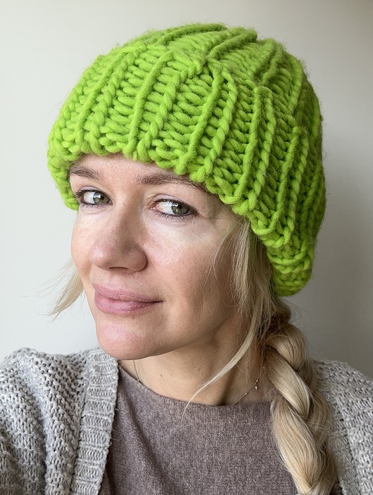 czapki damskie Czapka handmade