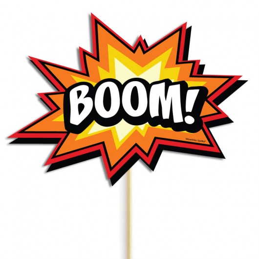 dodatki ślubne Akcesoria do fotobudki Dymek BOOM!