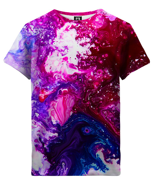 t-shirty dla dziewczynki T-shirt Girl DR.CROW Akwarel Marble