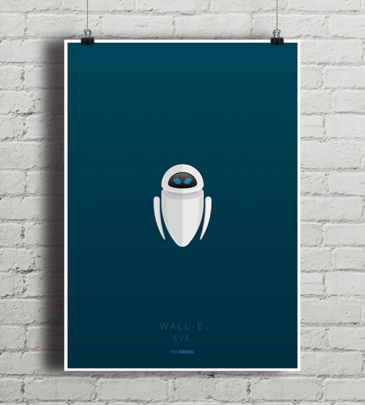 WALL-E - plakat minimalmill