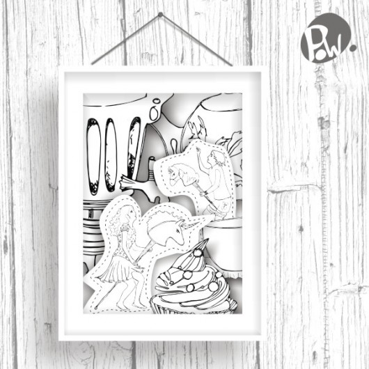 Dorośli w Świecie Fantazji... - ilustracja A4 Parallel World