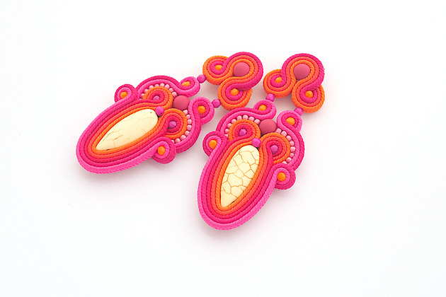kolczyki soutache Kolczyki pełne energii
