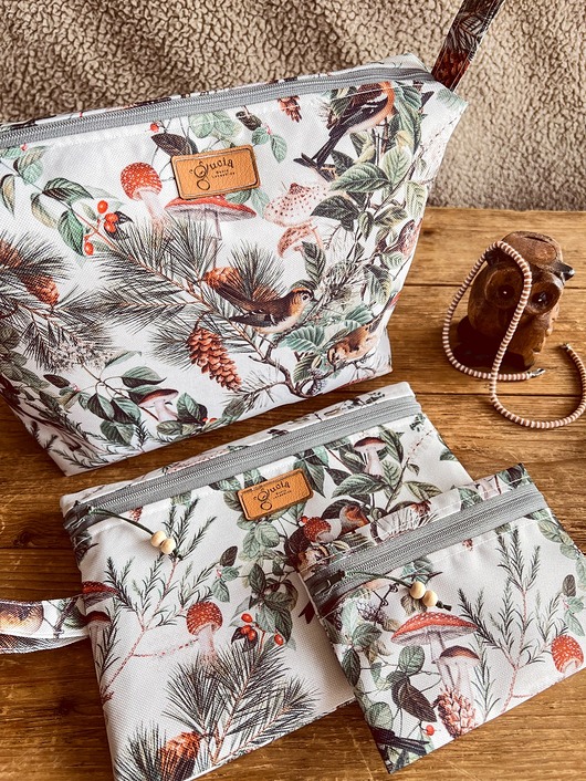 kosmetyczki Komplet 3 kosmetyczek LAS