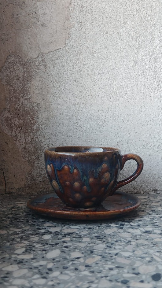 filiżanki Filiżanka z talerzykiem