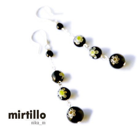 KOLCZYKI - mirtillo nika