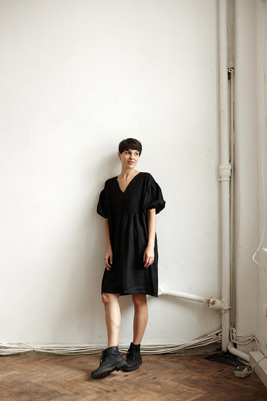 sukienki midi damskie Sukienka LOLA / black