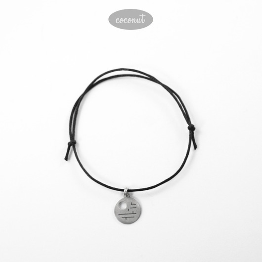 Gwiazda Śmierci - srebro - bransoletka COCONUT