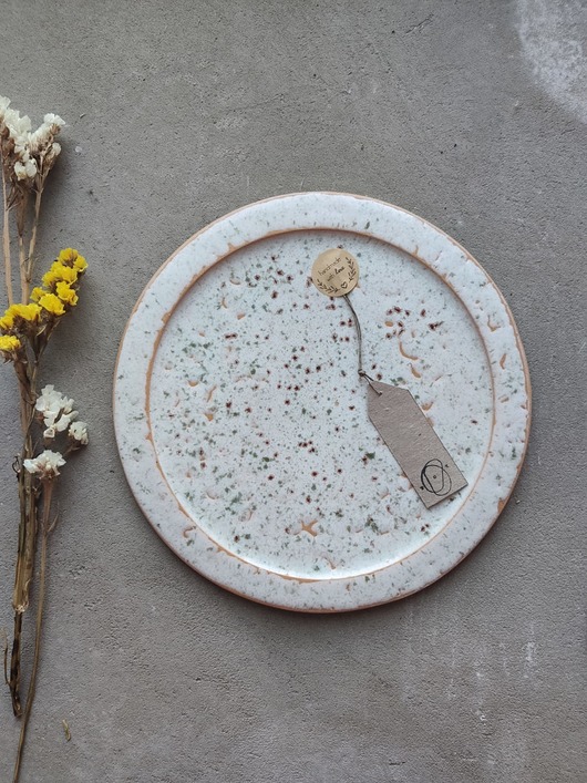 Ceramiczny talerz 22 cm POTPOTSTUDIO