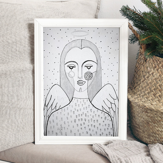 Plakat A2 - Anioł Gabriela Krawczyk