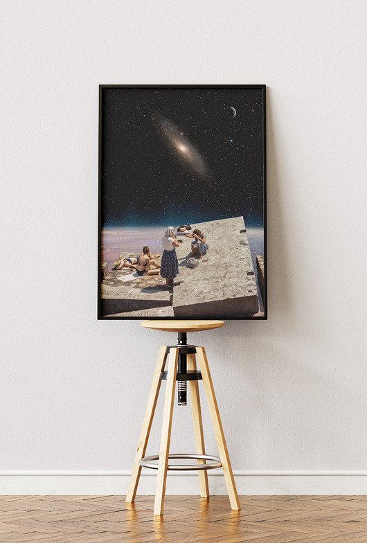 plakaty Plakat Smażing- Kolaż Fine Art