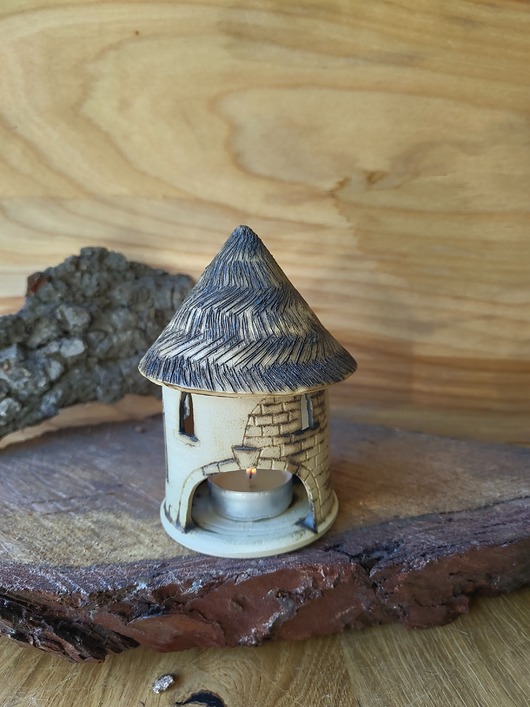 świeczniki i świece Domek kominek na olejki eteryczne i świecę