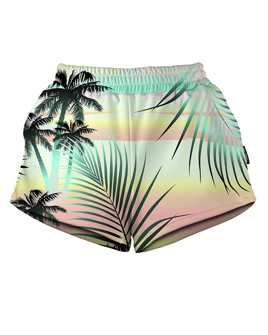 szorty damskie Shorty Spodenki Damskie DR.CROW Tropical Beach