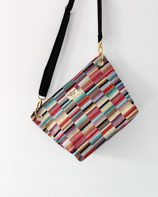 torby na ramię Torebka R U T H Tokyo - żakardowa torebka midi