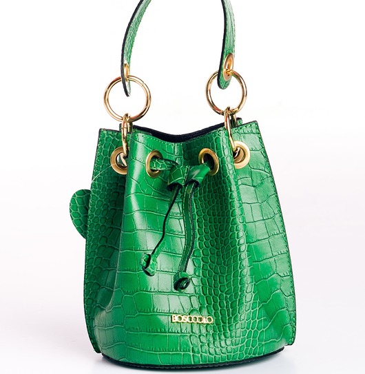 torby na ramię Torebka Skórzana - Woreczek (6898)