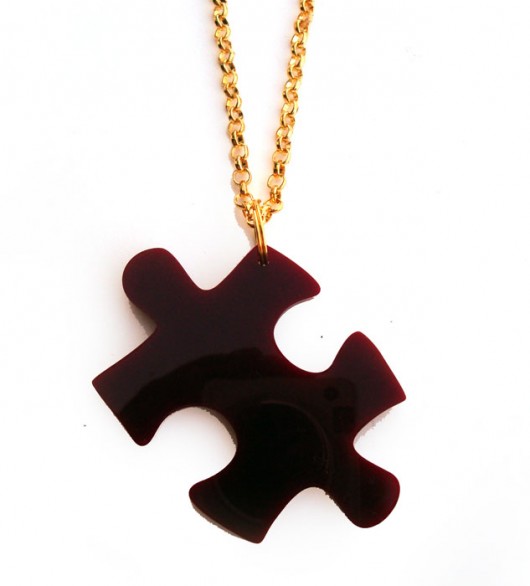 PuzzLove DeLuxe / wisior / bordo Monika Roth