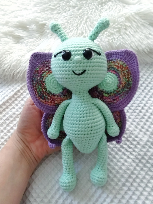 misie i maskotki Motylek Marian, motyl, owad