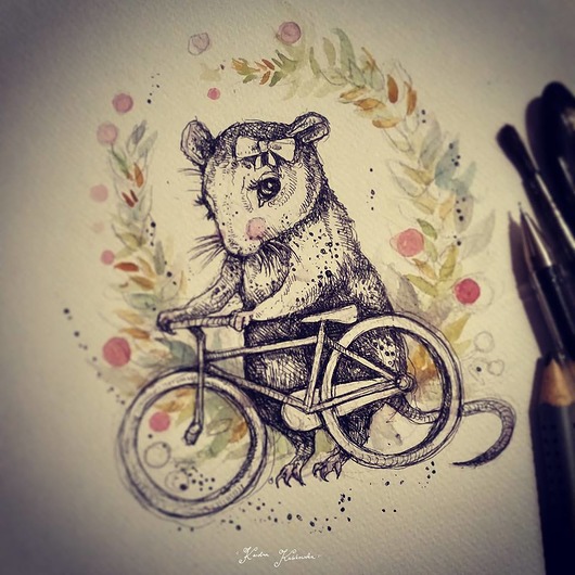 Magiczna myszka - print EmilysMoose
