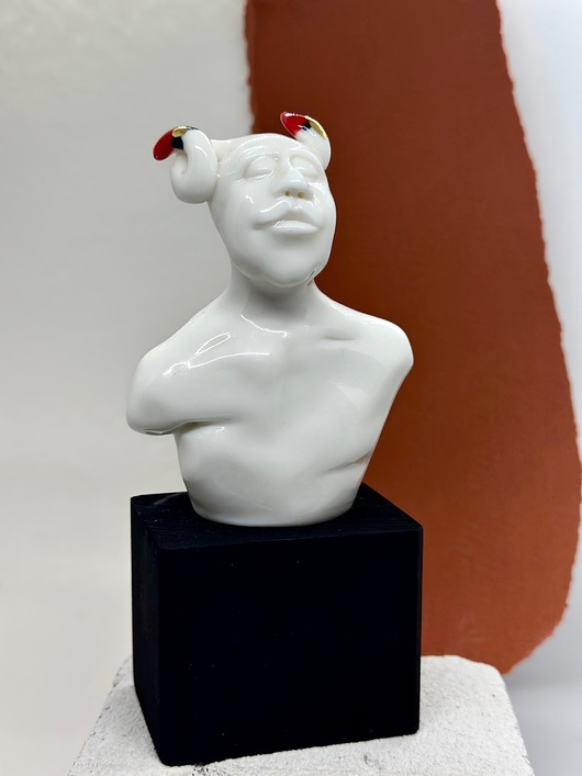 figurki i rzeźby Korek do wina/  figurka  porcelanowa