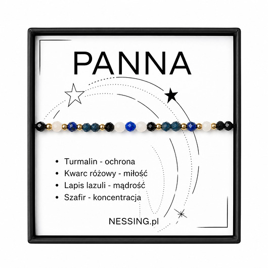 bransoletki z kamieni naturalnych PANNA bransoletka zodiakalna