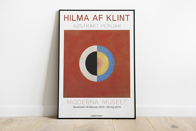 Hilma af Klint - plakat wystawowy Pas De LArt